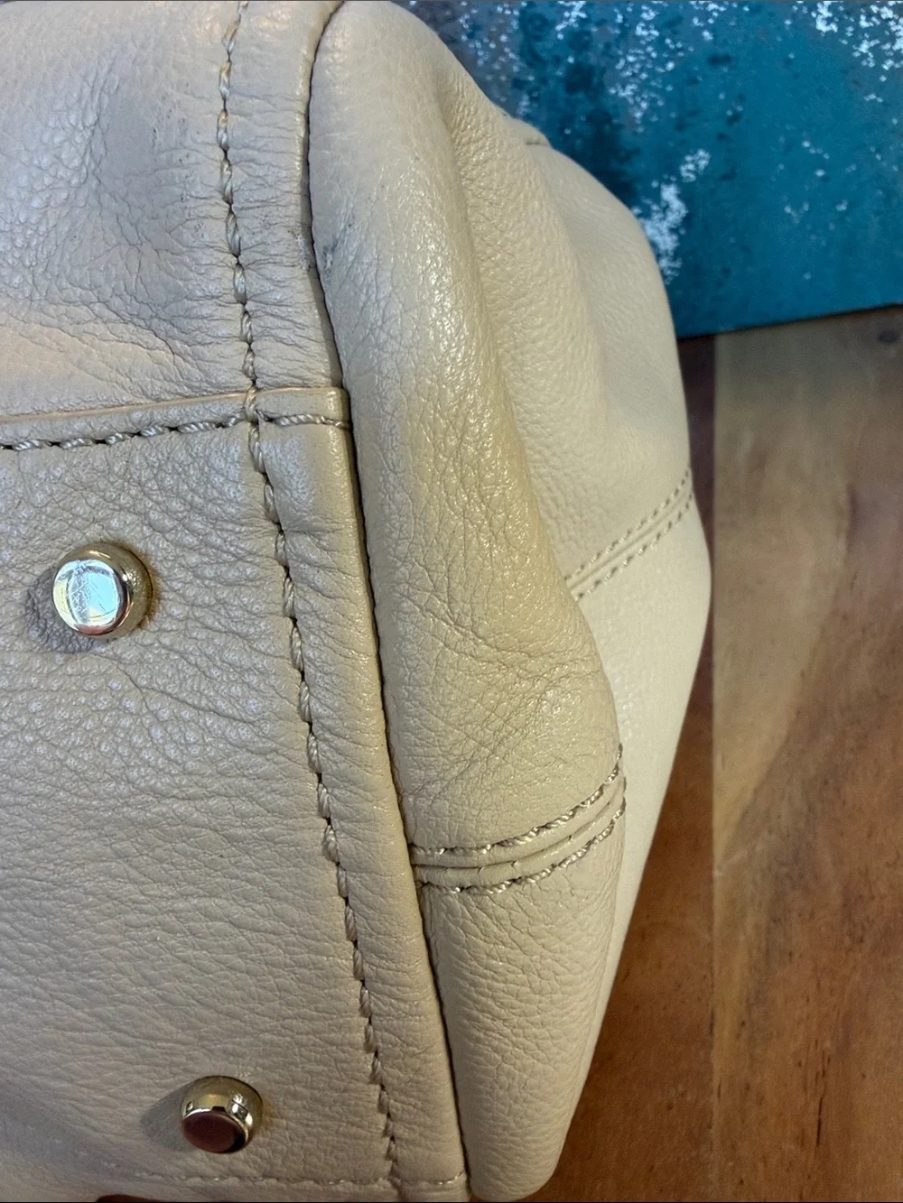 Kate Spade Old Money 2010’s Cobble Hill Leslie Slouchy Pebbled Leather Bag EUC